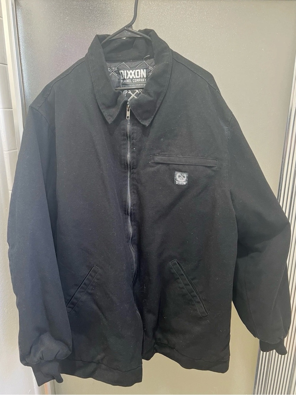 DIXXON Form & Function Black Zip-Up Workwear Jacket